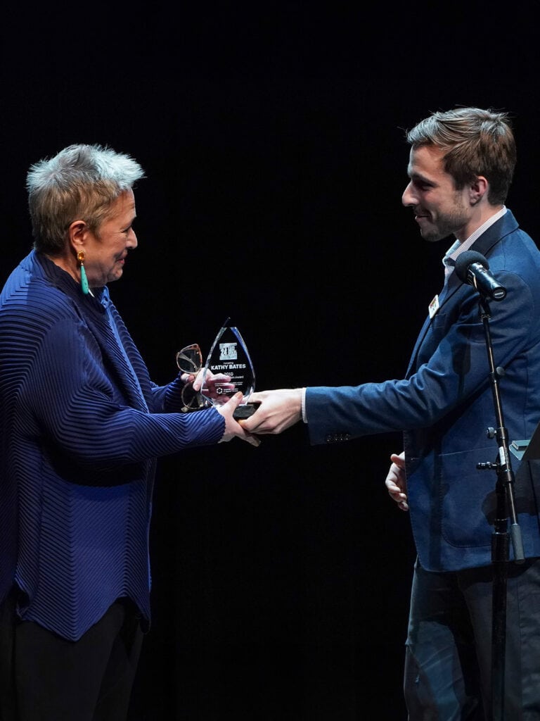 Photo: Kathy Bates and Coleman at The 24 Hour Plays on Broadway